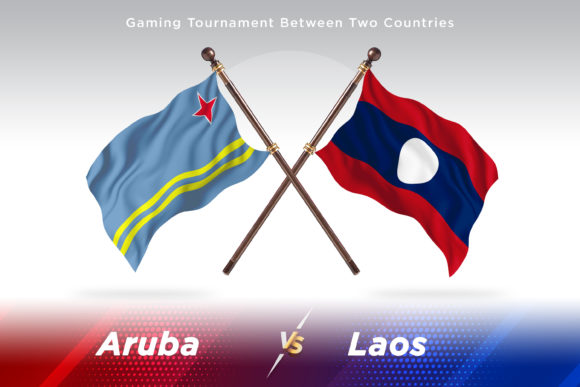 Aruba Versus Laos Two Flags: A Visual and Cultural Comparison