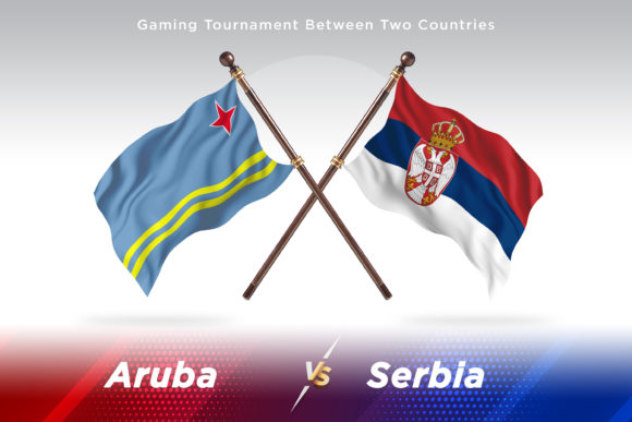 Aruba Versus Serbia Two Flags: A Deep Dive into the 3D Flag Bundle for Designers