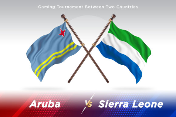 Aruba Versus Sierra Leone Two Flags: A Comprehensive Guide to the 3D Flag Illustration Bundle