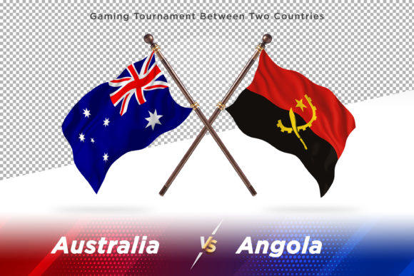 Austria Versus Angola Two Flags: A Dynamic Visual Concept