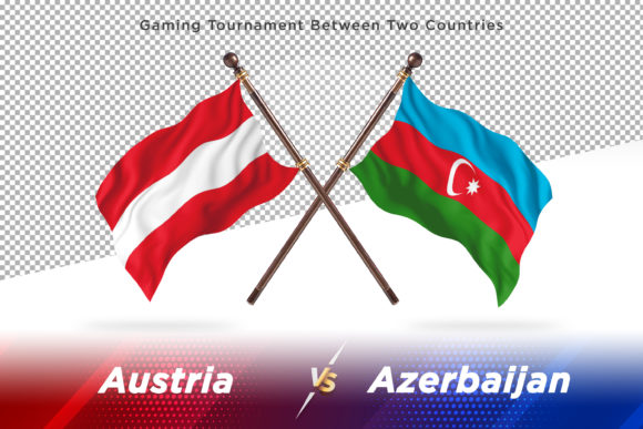 Austria Versus Azerbaijan Two Flags: A Practical Review of the Concept Illustration