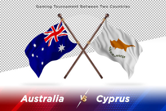 Austria Versus Cyprus Two Flags