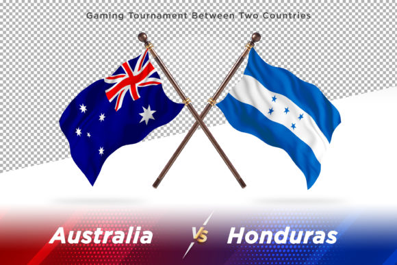 Austria Versus Honduras Two Flags: A Detailed Look at This Isolated 3D Flag Illustration Bundle