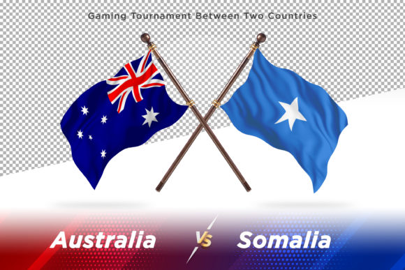 Austria Versus Somalia Two Flags: A Bold Graphic Asset for Global Branding