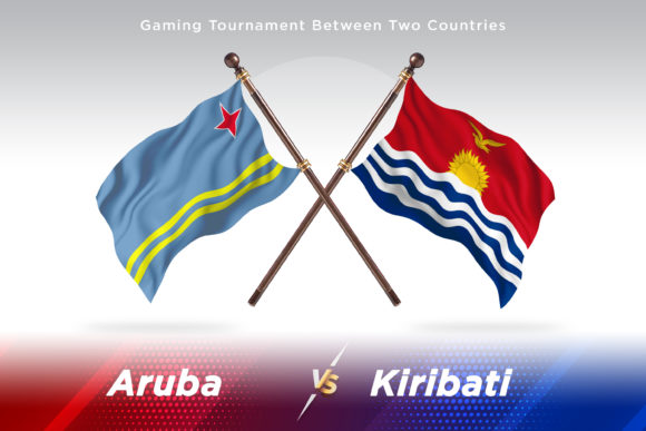 Visualizing Global Identity: The Artistic Appeal of Aruba Versus Kiribati Two Flags